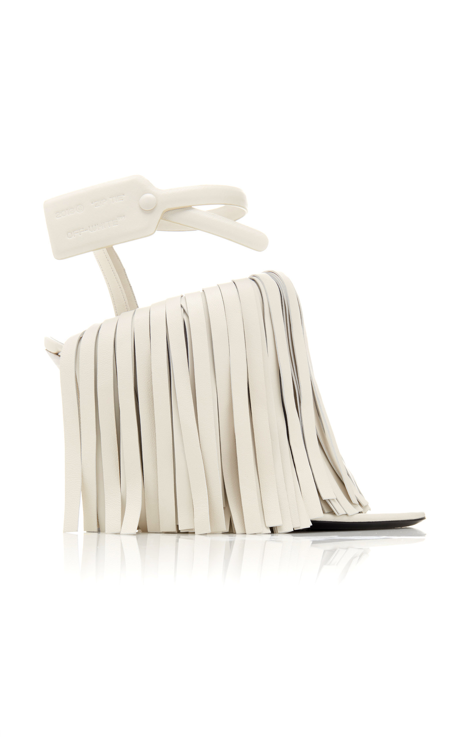 off white fringe boots