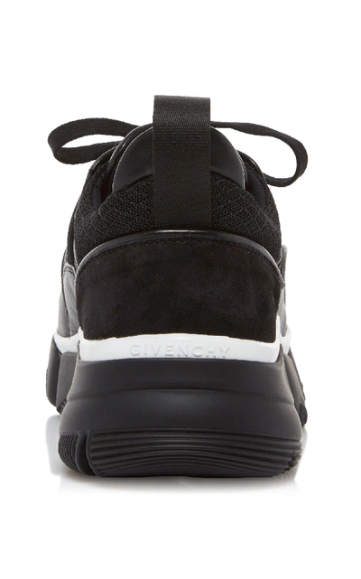 Shop Givenchy Jaw Low-top Leather Sneakers In Black
