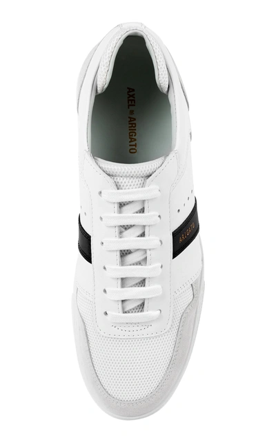 Shop Axel Arigato Leather Platform Sneakers  In White