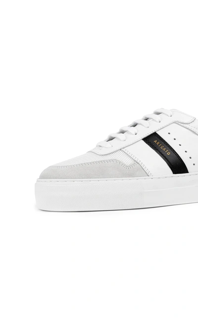 Shop Axel Arigato Leather Platform Sneakers  In White