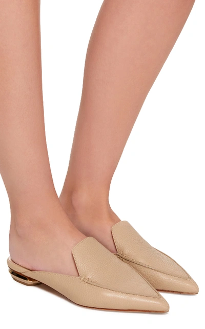 Shop Nicholas Kirkwood Beya Leather Mules In Neutral