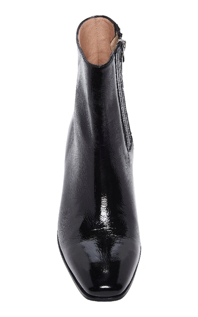 Shop Acne Studios Birgit Patent Leather Boots In Black