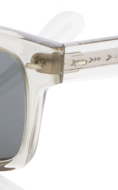 Shop Oliver Peoples Oliver Sun Square-frame Acetate Sunglasses In Neutral