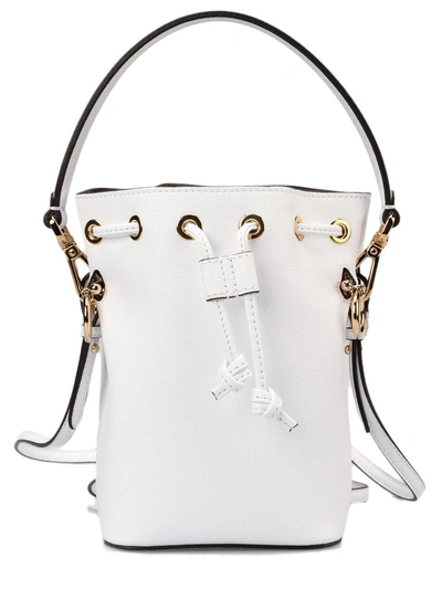 Shop Fendi Mon Tresor Mini Bucket Bag In Cb Bianco