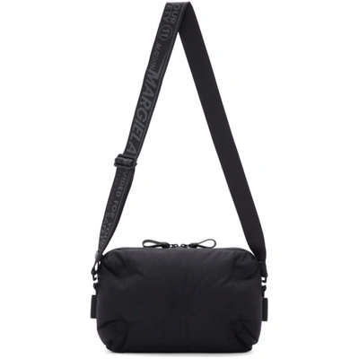 Shop Maison Margiela Black Glam Slam Messenger Bag In T8013 Black