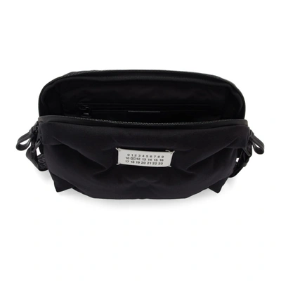 Shop Maison Margiela Black Glam Slam Messenger Bag In T8013 Black
