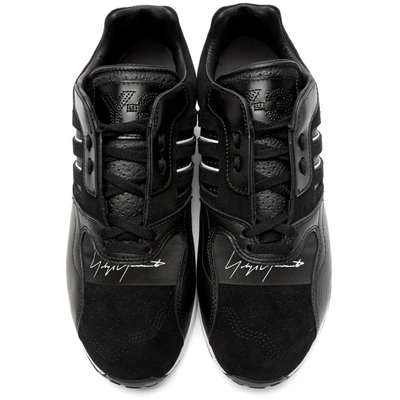 Y-3 黑色 AND 白色 ZX 跑步鞋