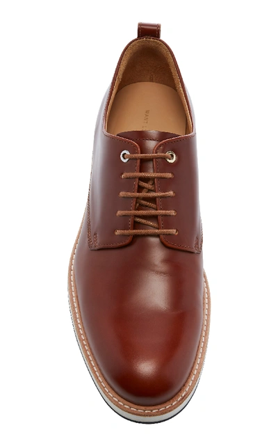 Shop Want Les Essentiels De La Vie Montoro Cognac Leather Derby Shoes In Brown