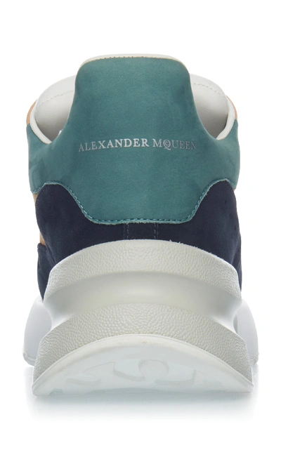 Shop Alexander Mcqueen Suede Low-top Sneakers In Multi