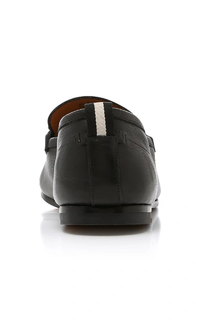 Shop Bally Plintor Calfskin Loafer In Black