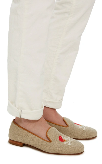 Shop Stubbs & Wootton Exclusive Jolly Pirate Slippers In Neutral