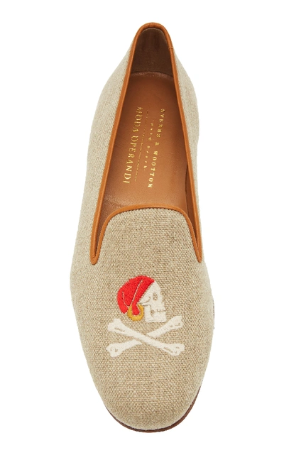 Shop Stubbs & Wootton Exclusive Jolly Pirate Slippers In Neutral