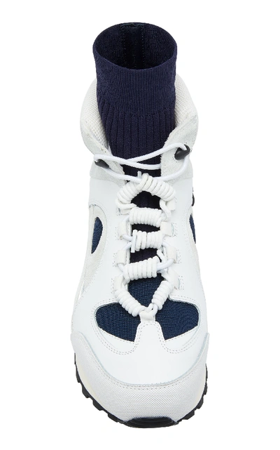 Shop Maison Margiela Security Runner High-top Sneakers In White