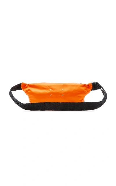 Shop Maison Margiela Canvas Belt Bag In Orange