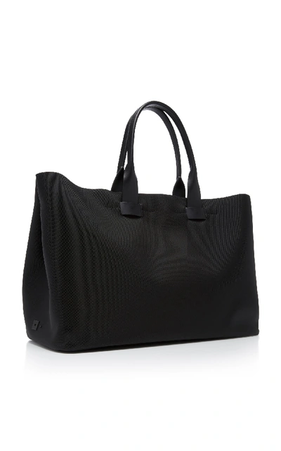 Shop Troubadour Technical Fabric Tote Bag In Black