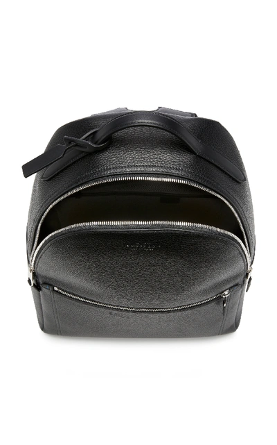 Shop Smythson Burlington Leather Backpack In Black