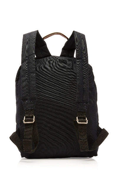 Shop Maison Margiela Zip-detailed Shell Backpack In Navy