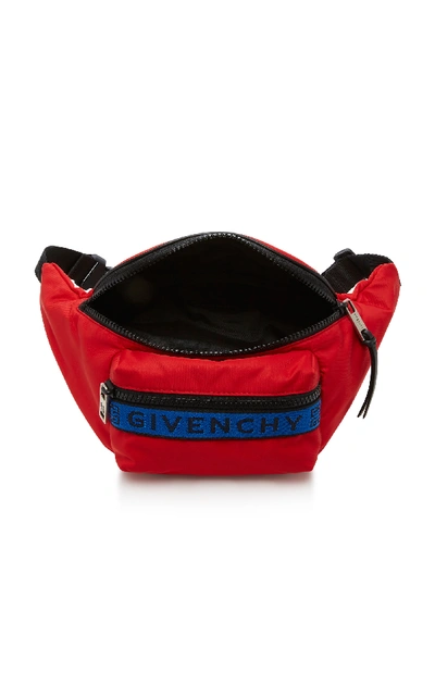 Shop Givenchy 4g Logo Belt Bag In Red