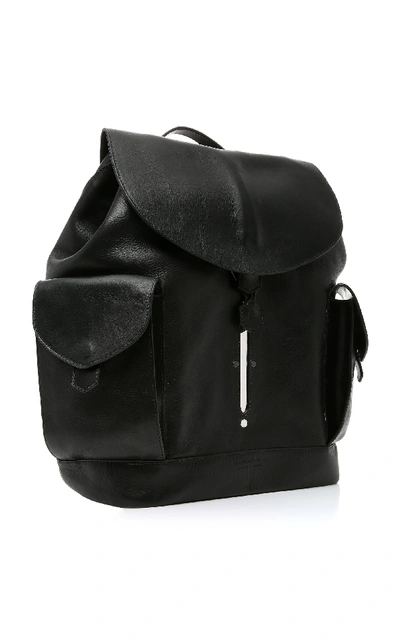 Shop Passavant And Lee Scier Leather Backpack In Black
