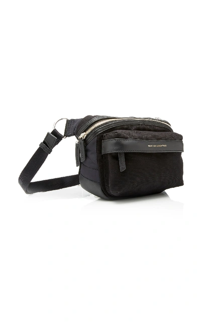 Shop Want Les Essentiels De La Vie Tacoma Cotton-canvas Belt Bag In Black