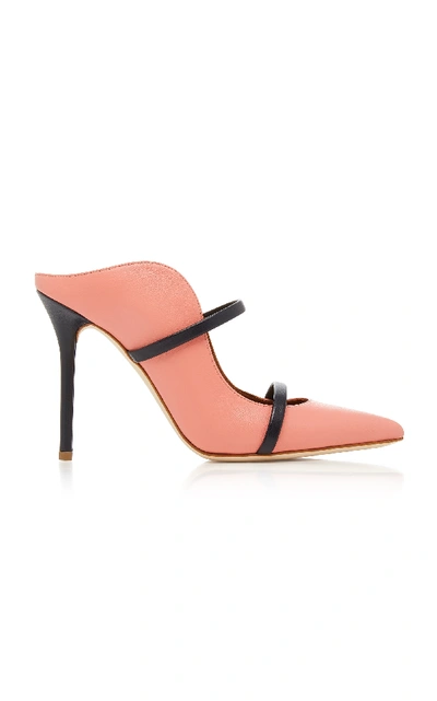 Shop Malone Souliers Maureen Leather Pumps In Pink