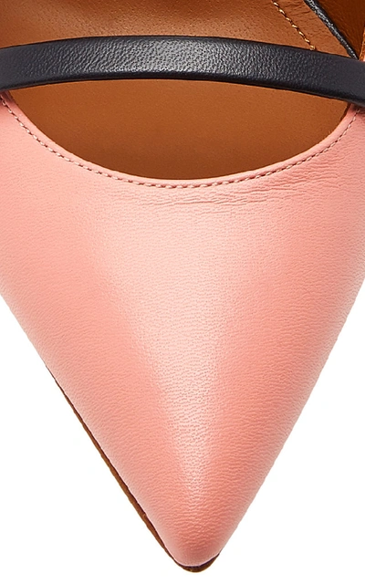 Shop Malone Souliers Maureen Leather Pumps In Pink