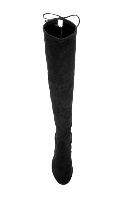 Shop Stuart Weitzman Lowland Over-the-knee Boots In Black