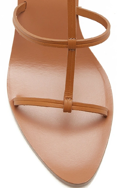 Shop Cult Gaia Eden Leather Sandals In Brown
