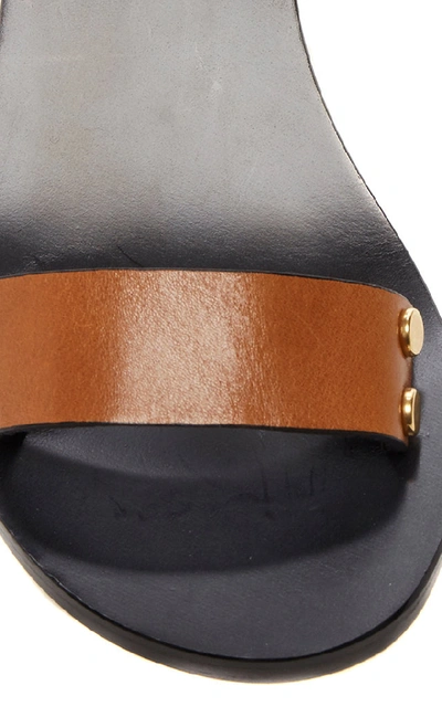 Shop Isabel Marant Jeyka Studded Leather Sandals In Brown