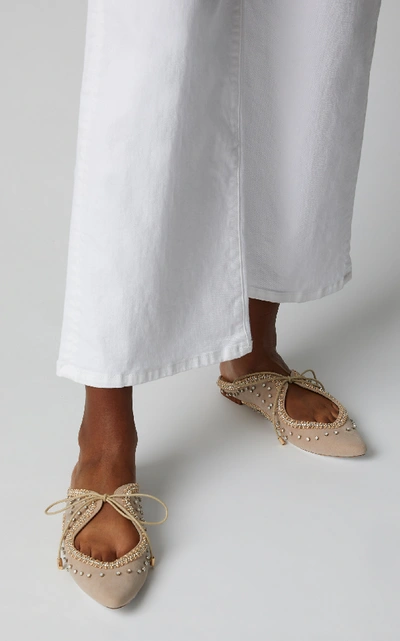 Shop Saptodjojokartiko Rembya Mules In Pink