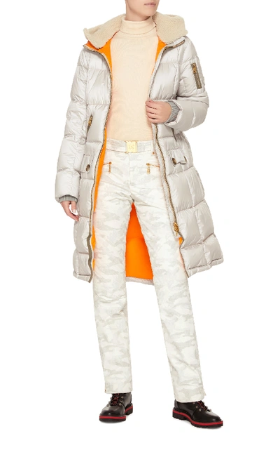 Shop Bogner X White Cube Malen-d Metallic Quilted Down Coat In Neutral