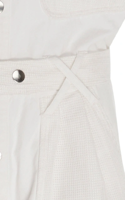 Shop Isabel Marant Tundra Denim Jumpsuit In White