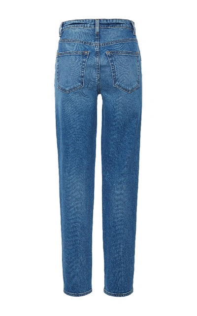 Shop Khaite Vanessa High-rise Skinny Jeans In Blue