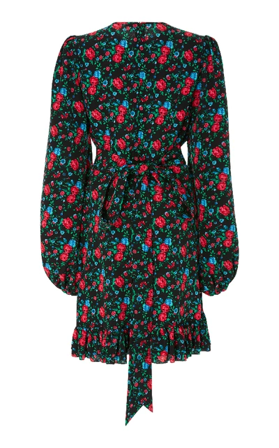 Shop The Vampire's Wife Mini Belted Belle Dress In Floral