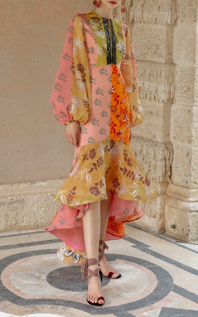 Shop Silvia Tcherassi Exclusive Printed Meli Dress In Multi