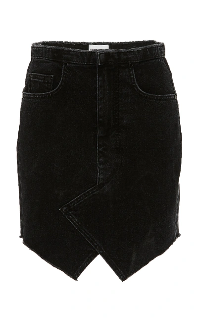 Shop Cotton Citizen Classic Denim Skirt In Black