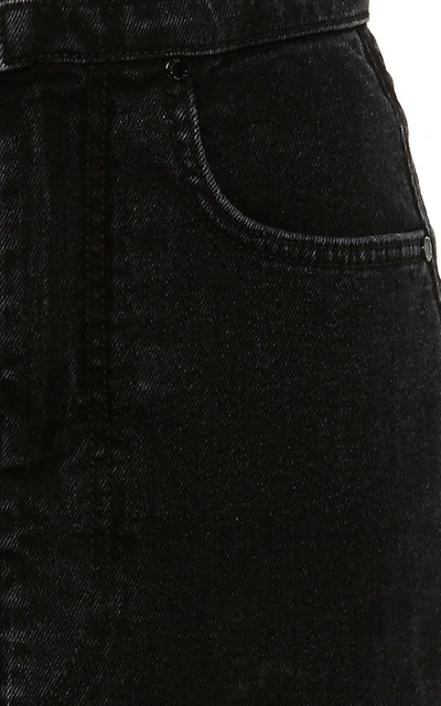 Shop Cotton Citizen Classic Denim Skirt In Black