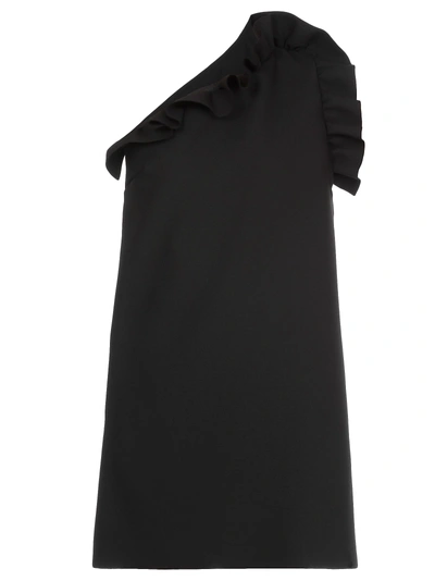 Shop Msgm Mini Dress In Black