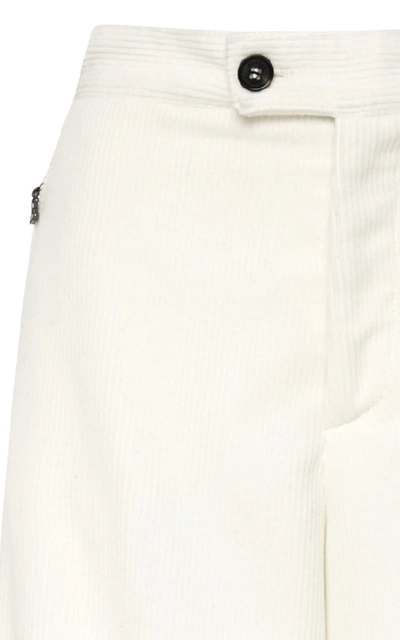 Shop Bogner X White Cube Ylvi Cotton Wide Leg Pants In White