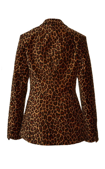 Shop A.l.c Mercer Leopard-print Blazer In Animal