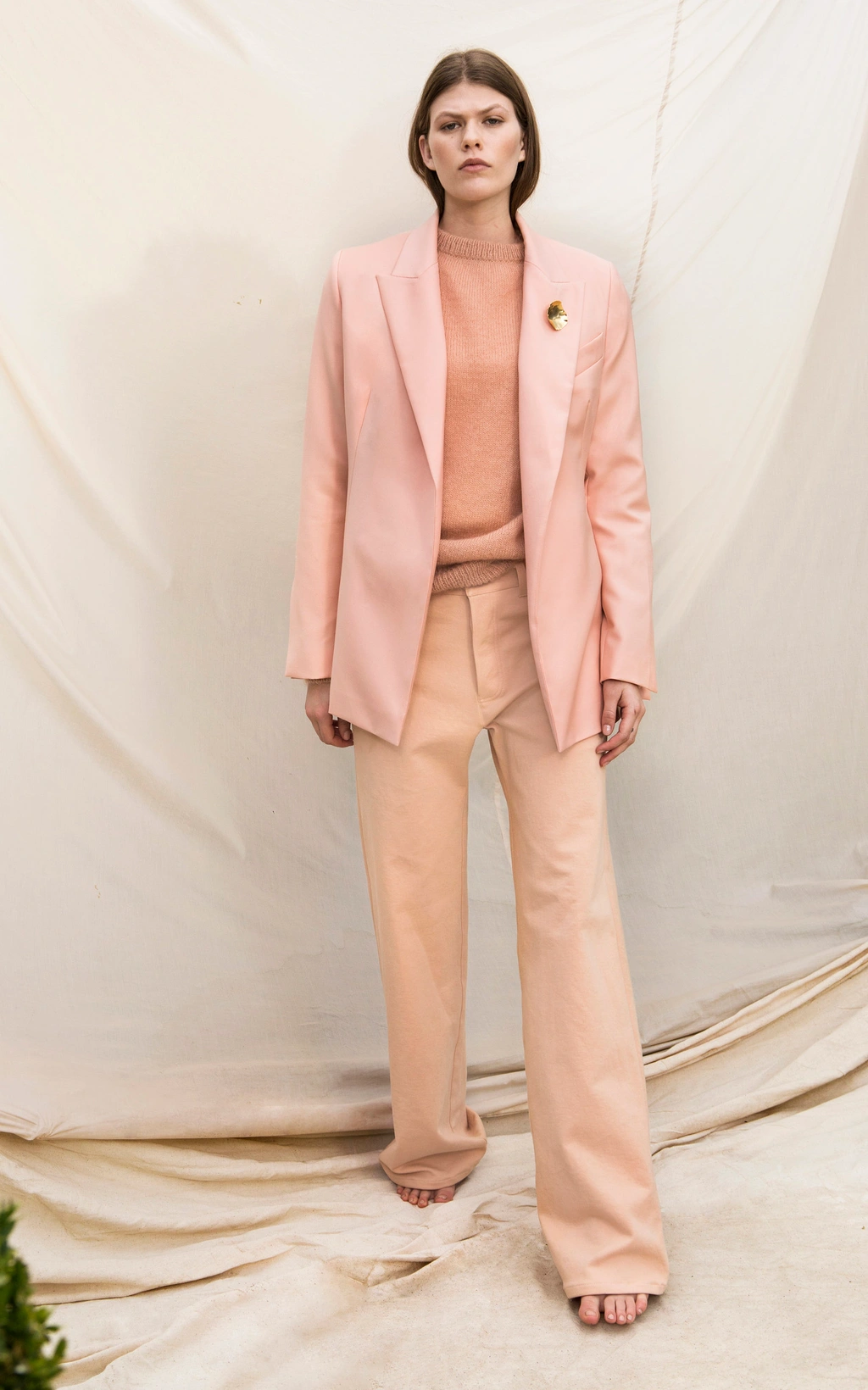 Maggie Marilyn Just Getting Started Organic Wool Wrap Blazer In