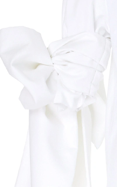 Shop Leal Daccarett Malpelo Cotton Blend Caftan In White