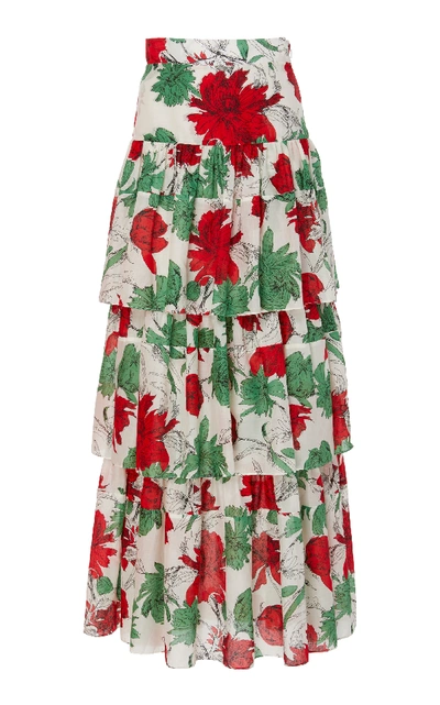 Shop Alexis Delora Sashe Skirt In Print