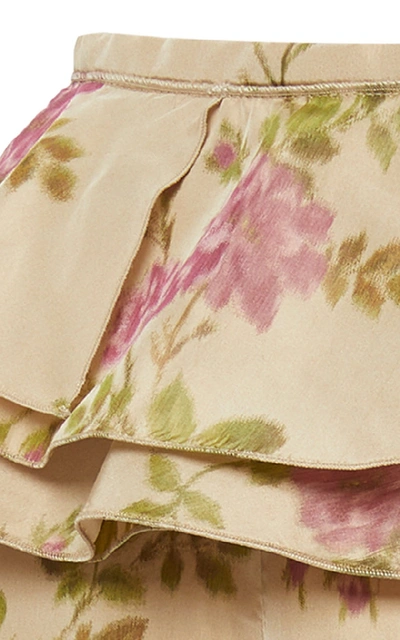 Shop Brock Collection Exclusive Origano Taffeta Pencil Skirt In Floral