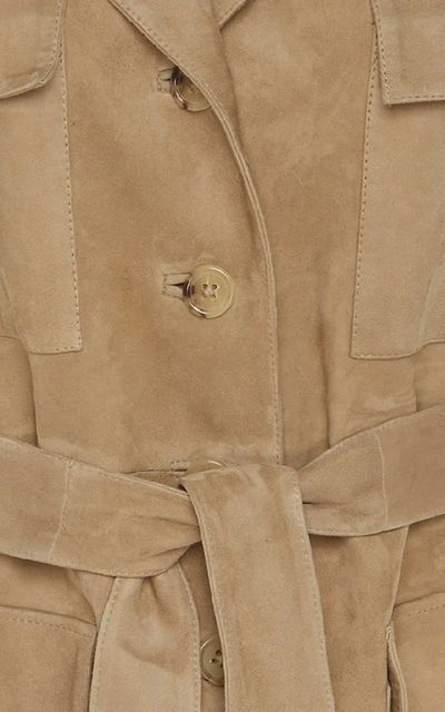 Shop Nili Lotan Victoire Lambskin Leather Jacket In Neutral