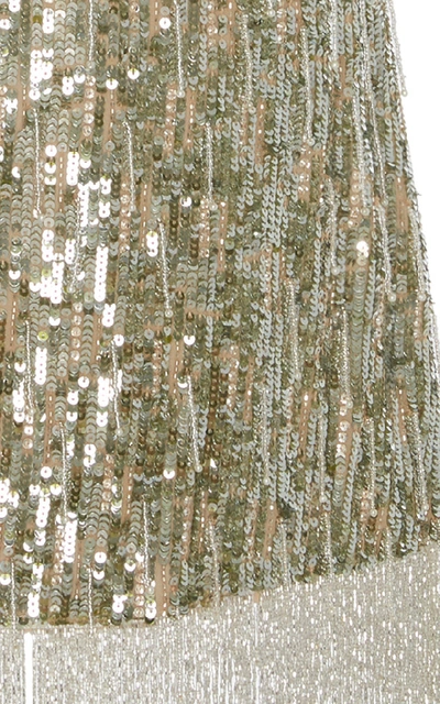 Shop Alexis Izabell Sequin Mini Dress In Metallic