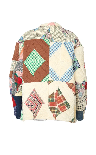 Shop B Sides Exclusive Patchwork Cotton Jacket In Multi