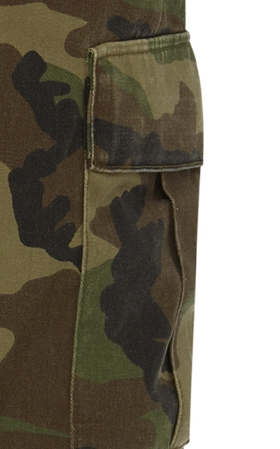 Shop Re/done Camo Skinny Cargo Pants In Print