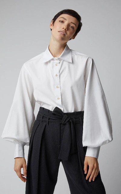 Shop Anna Quan Castiglia Shirt In White