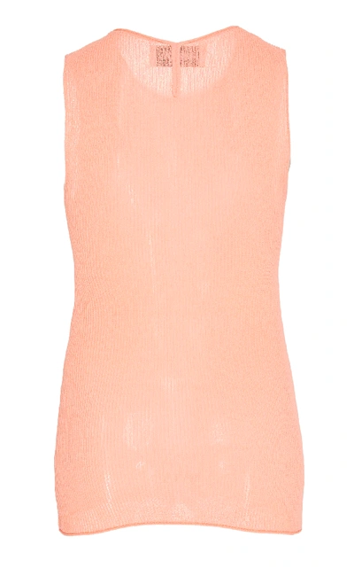 Shop Partow Sasha Fitted Tank In Pink